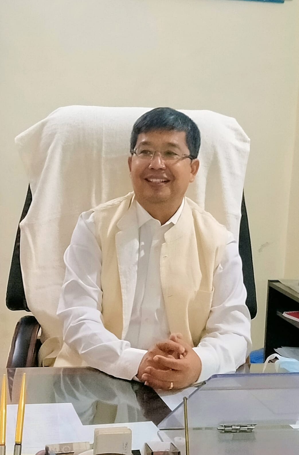 Dr. Bhabeswar Tongbram, Vice Chancellor, Manipur Technical University