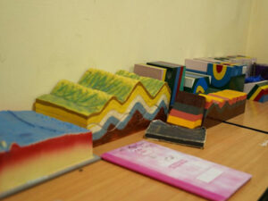 3D model of landform and geological structure