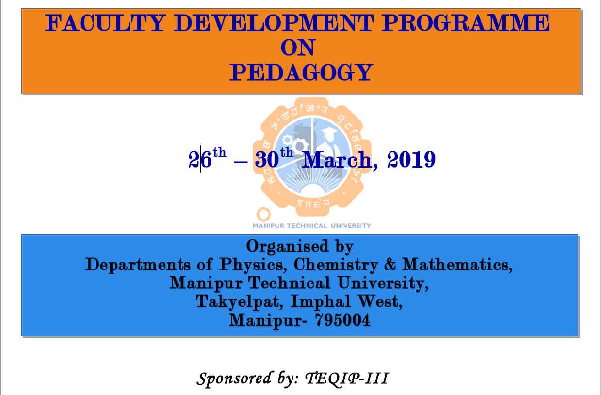 You are currently viewing Faculty Development Programme on Pedagogy