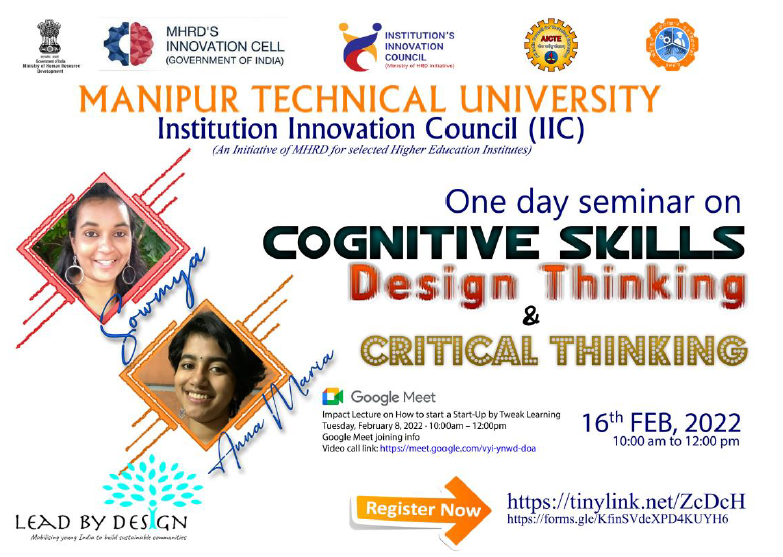 You are currently viewing Workshop on Design Thinking, Critical thinking and Innovation Design