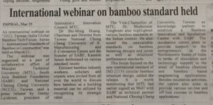 International webinar on bamboo