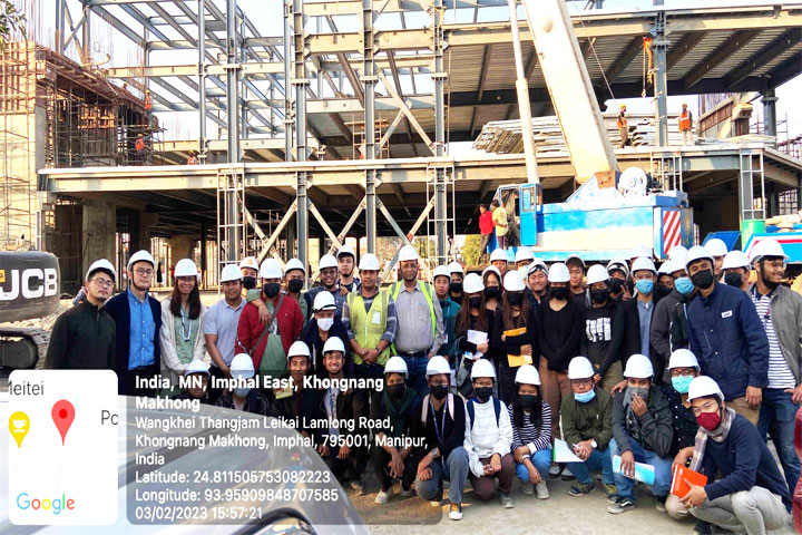 Read more about the article One Day Site visit at the JNIMS Campus, Porompat