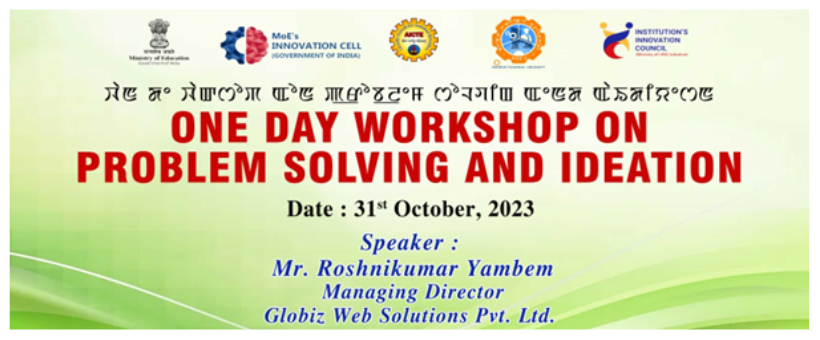 Read more about the article One-Day Workshop on Problem Solving and Ideation