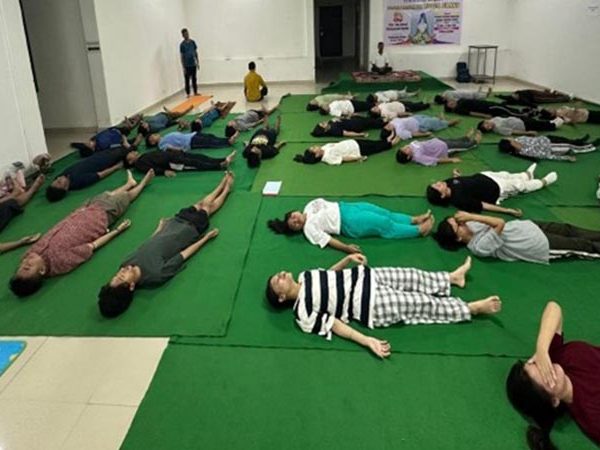 4. Yoga class