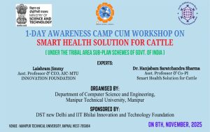 1. 1-Day Awareness Camp Cum Workshop on Smart Health Solution for Cattle