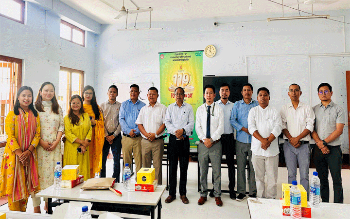You are currently viewing Installation of Water Cooler Donated by Punjab & Sind Bank, Imphal Branch under CSR Initiative on the Occasion of the 119th Foundation Day of the Bank